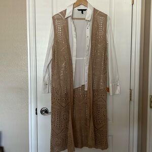 Knitted cardigan/ vest / duster / cover up